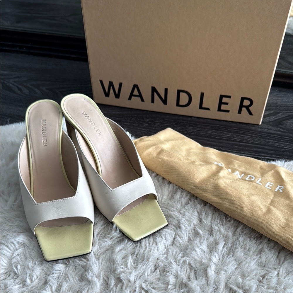 Wander block heel backless